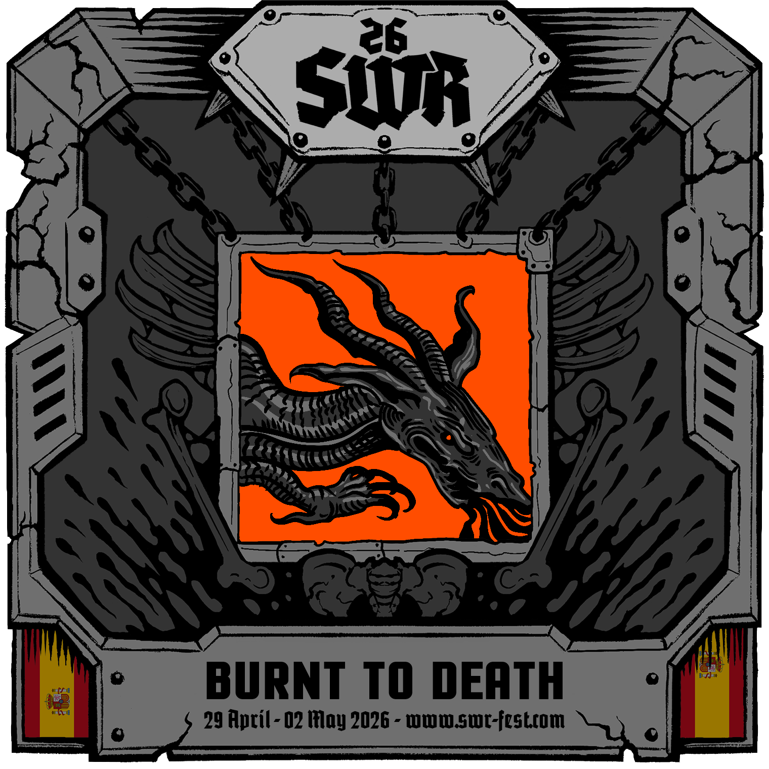 BURNT TO DEATH